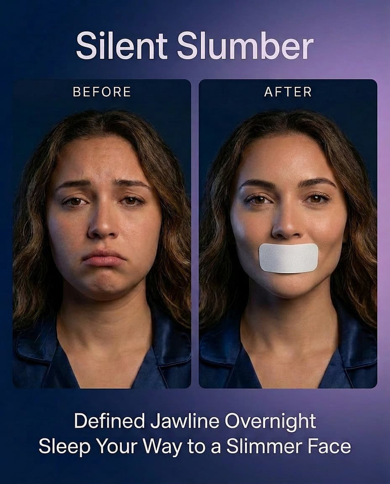 Collagen Mouth Tape for Snoring | Silent Slumber™ Anti-Snore Sleep Tape