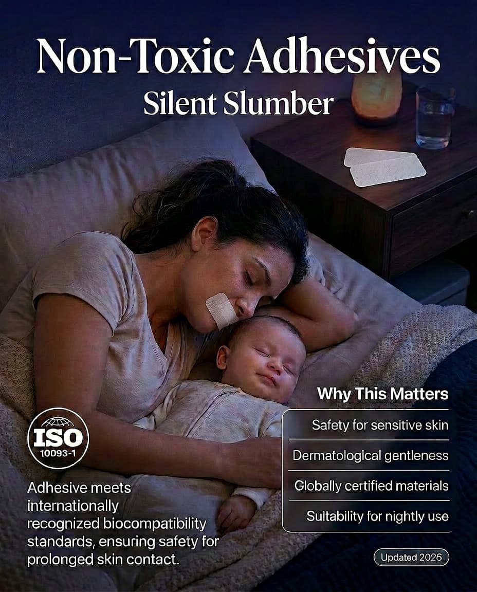 Collagen Mouth Tape for Snoring | Silent Slumber™ Anti-Snore Sleep Tape