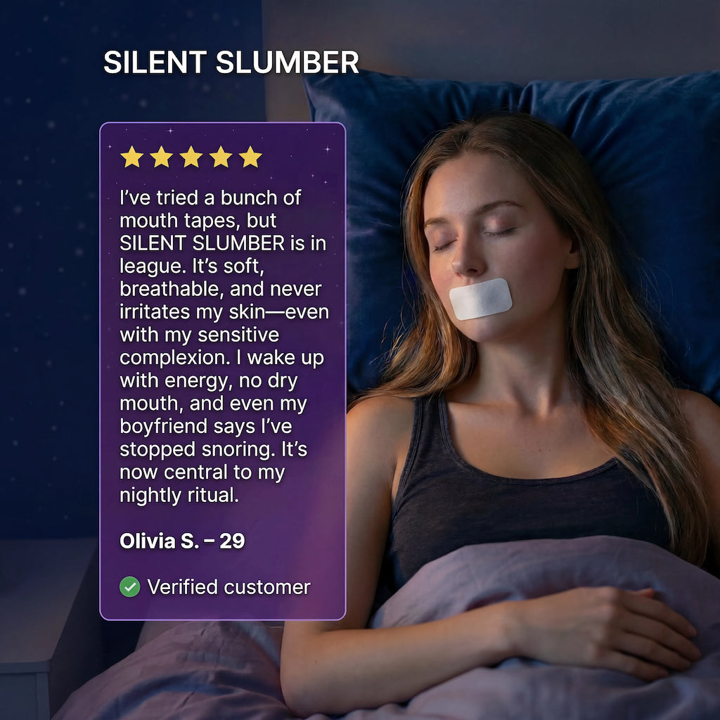 Collagen Mouth Tape for Snoring and Sleeping– Anti-Snore Sleep Aid