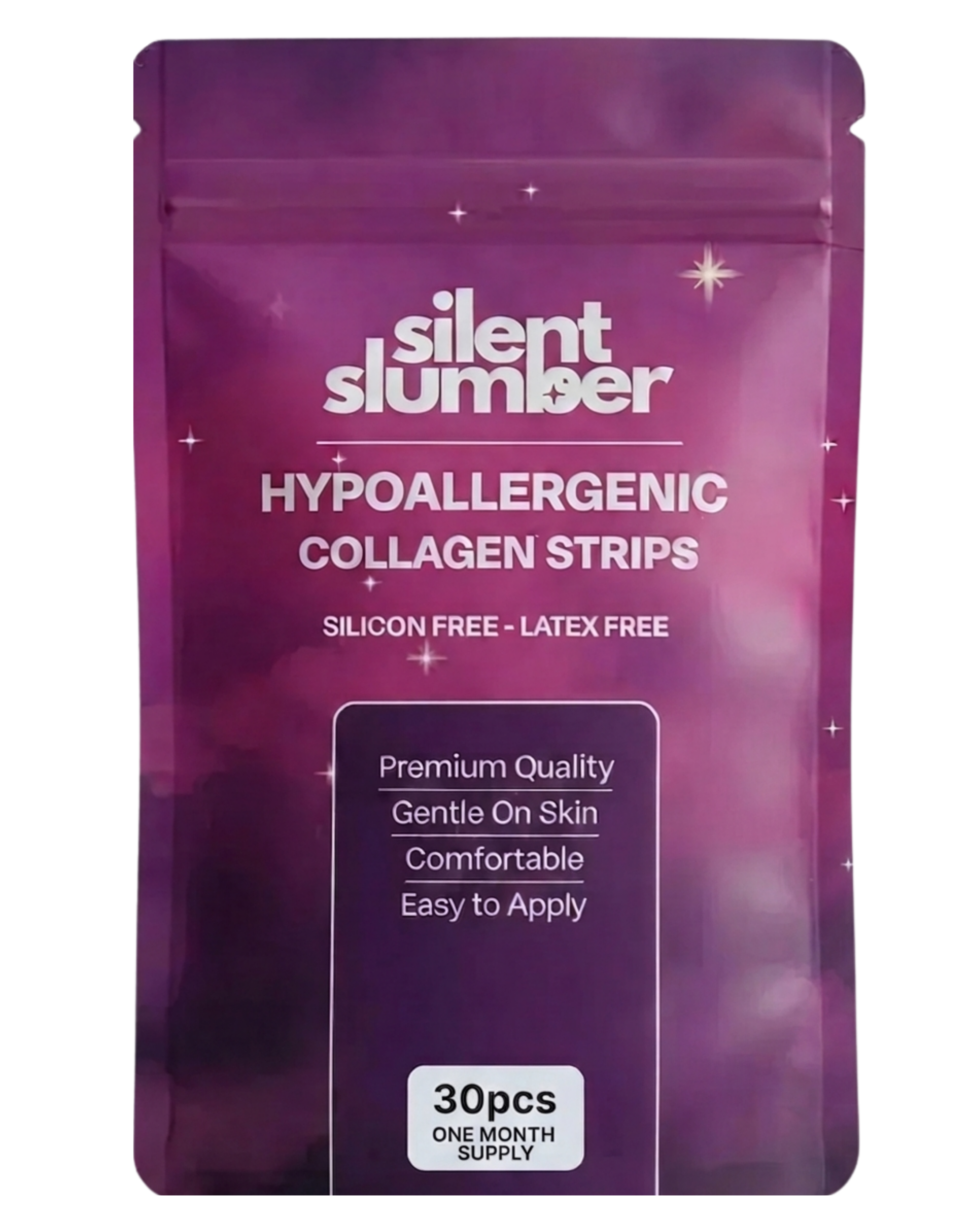 Collagen Mouth Tape for Snoring | Silent Slumber™ Anti-Snore Sleep Tape