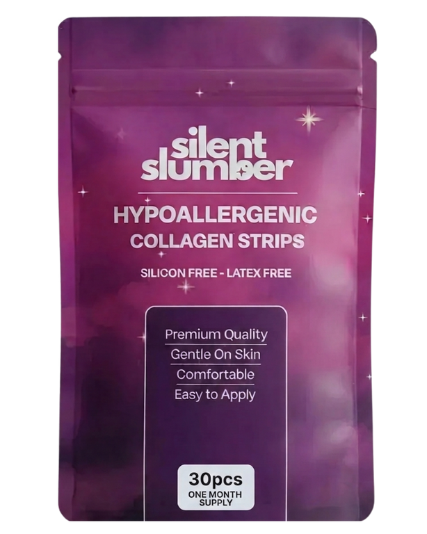 Collagen Mouth Tape for Snoring | Silent Slumber™ Anti-Snore Sleep Tape